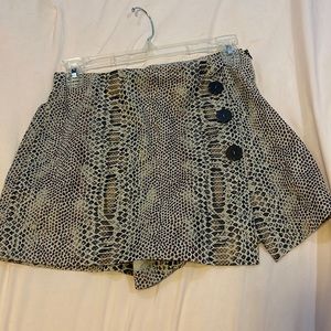 Zara Snake Skin Skort